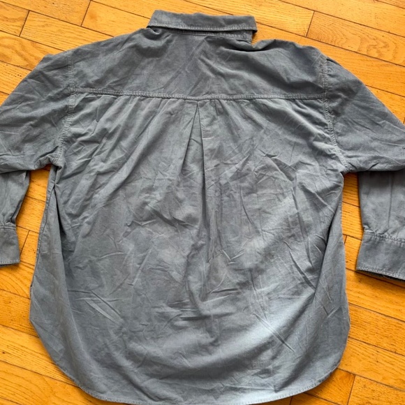 Oversized Corduroy Botton Down - Picture 5 of 10